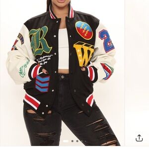 Fashion Nova - Undefeated Varsity Jacket